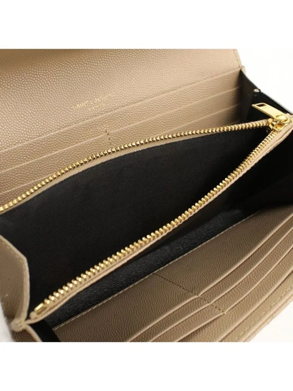 Saint Laurent Large Flap Wallet Cassandra Bifold Leather - Picture 4 of 7